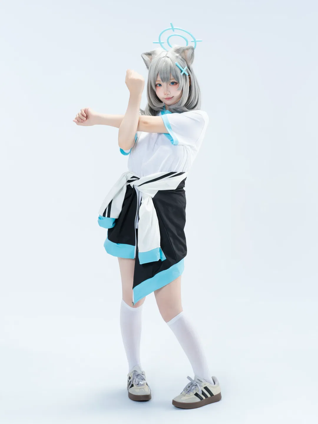 【砂狼白子cos】蔚藍檔案體操服棚拍分享 - 第 7 張