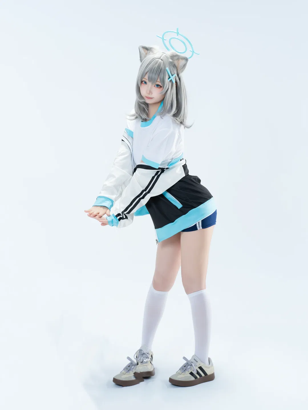 【砂狼白子cos】蔚藍檔案體操服棚拍分享 - 第 8 張