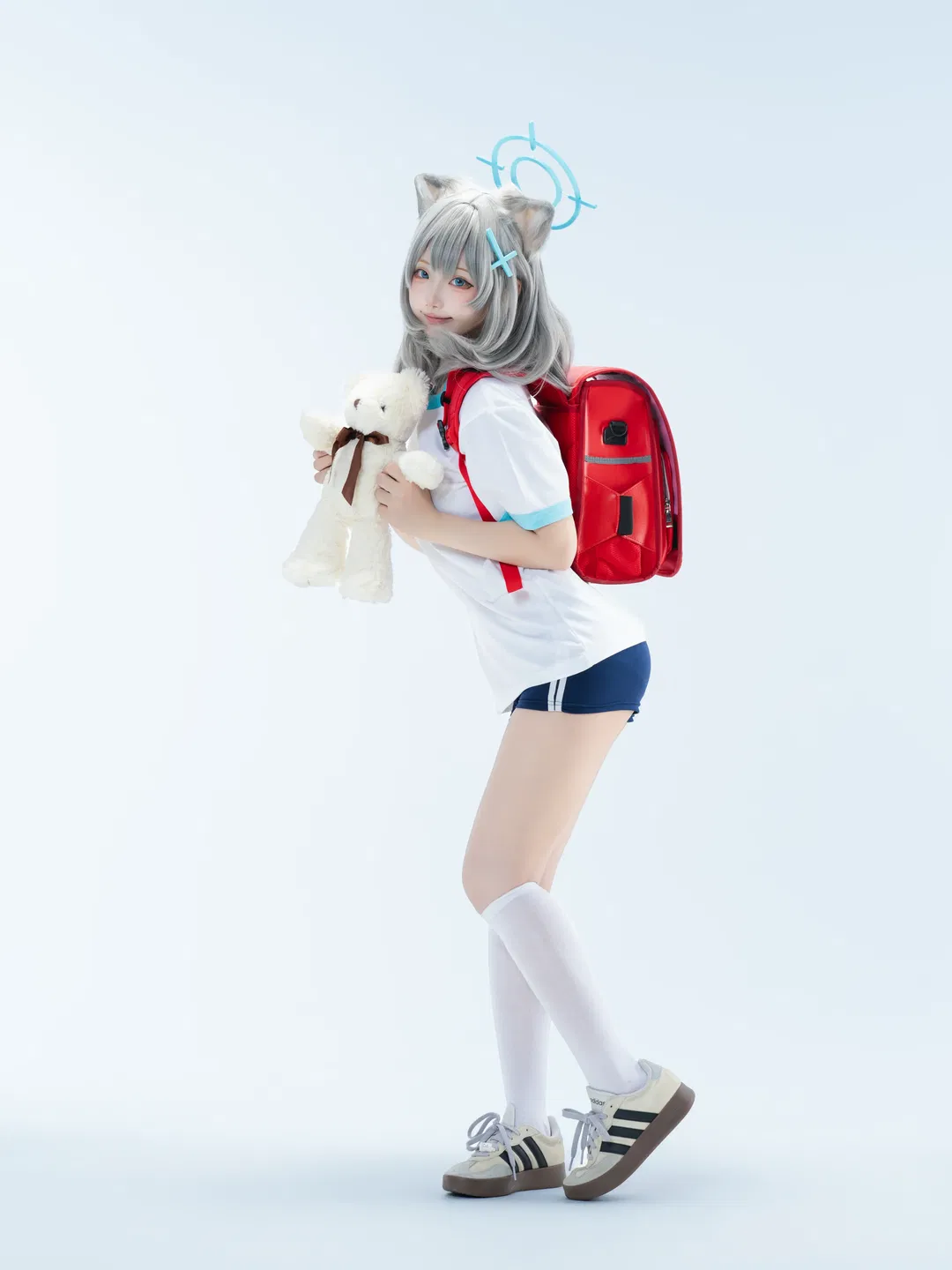 【砂狼白子cos】蔚藍檔案體操服棚拍分享 - 第 9 張