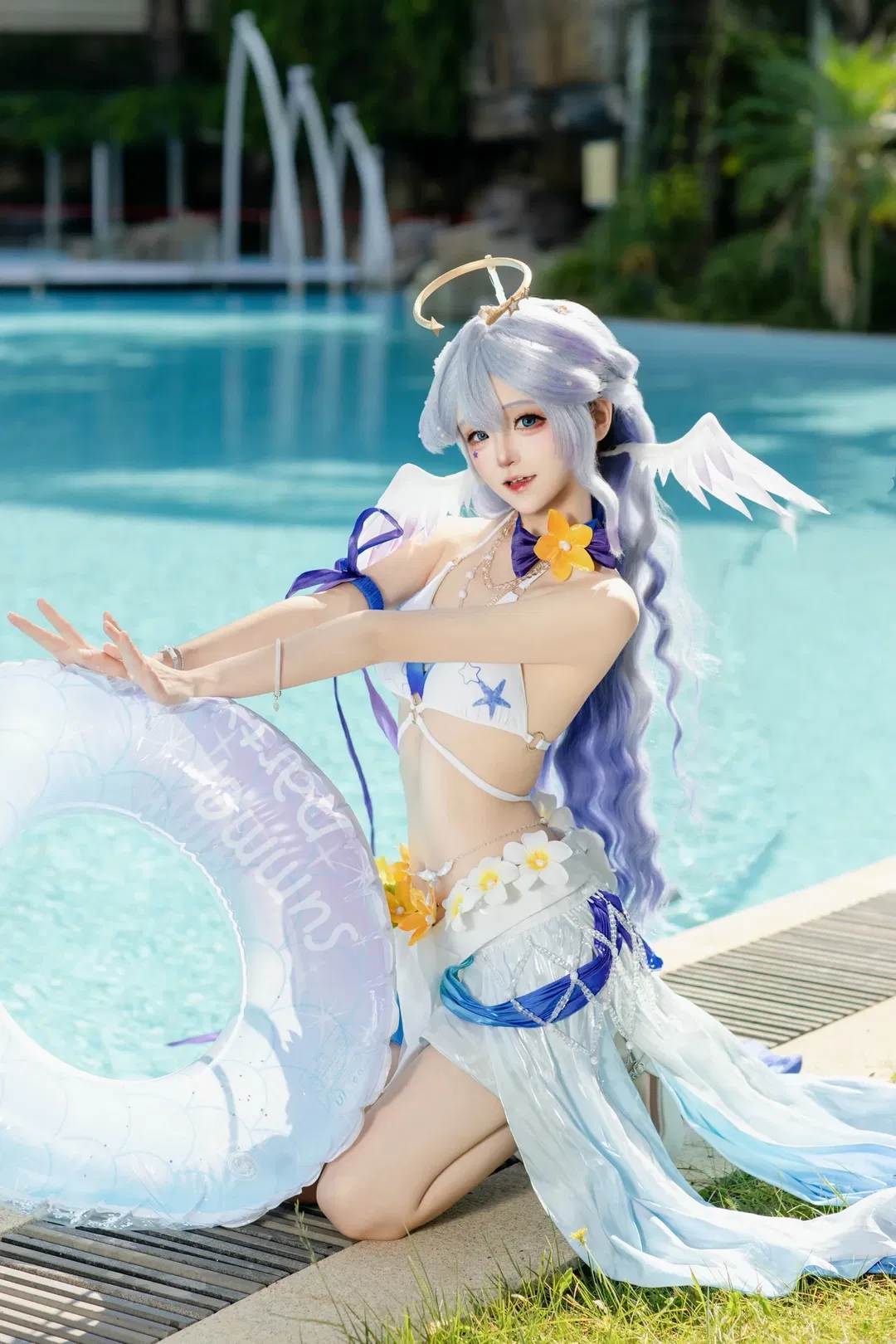 【知更鸟cos】崩坏星穹铁道夏日泳池的特别舞台 - 第 3 张