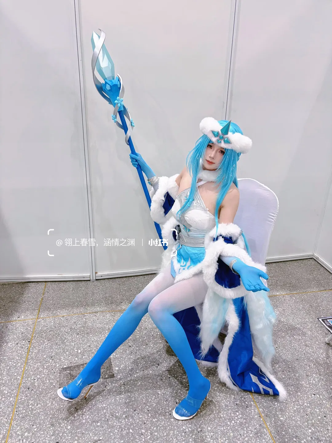 【王昭君cos】王者荣耀本命英雄的冰雪降临 - 第 10 张