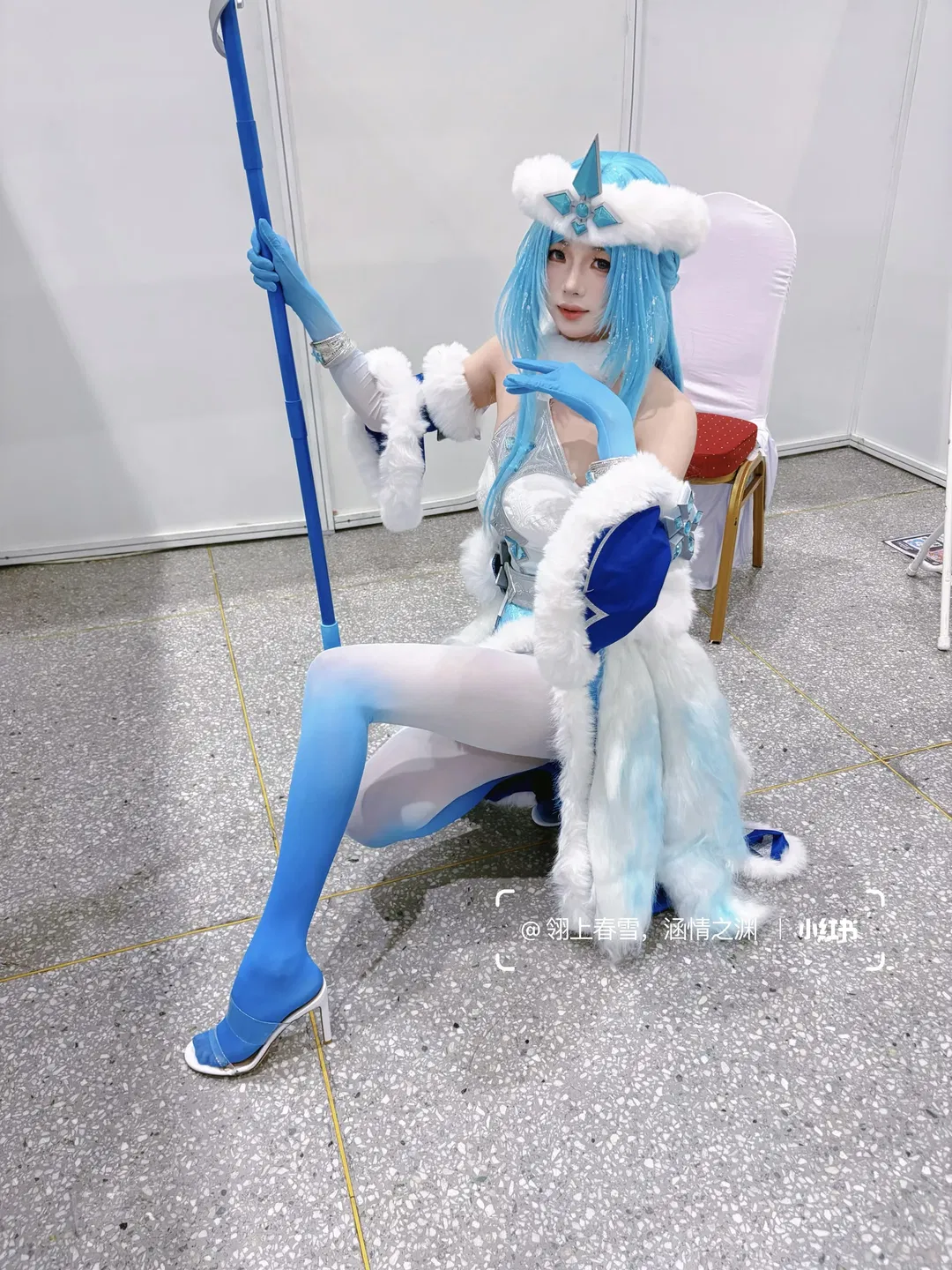 【王昭君cos】王者荣耀本命英雄的冰雪降临 - 第 11 张