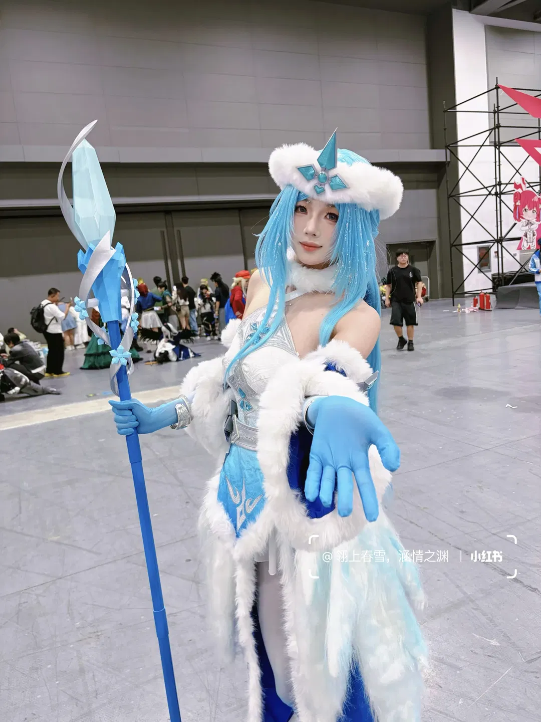 【王昭君cos】王者荣耀本命英雄的冰雪降临 - 第 14 张