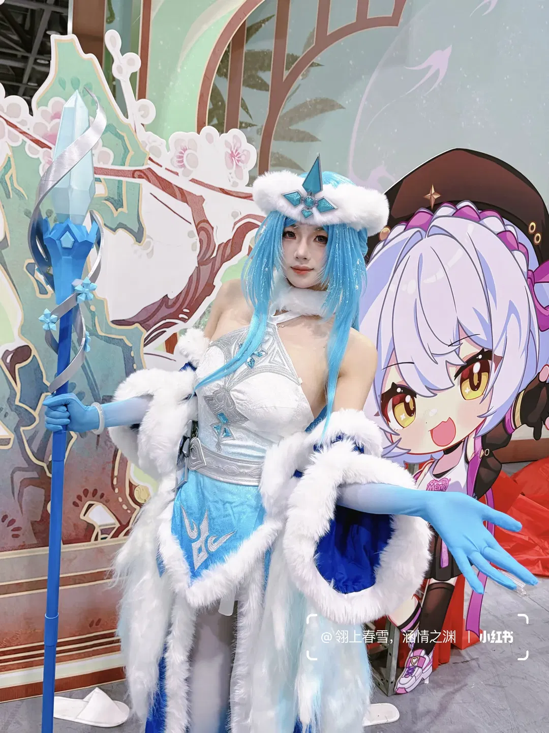 【王昭君cos】王者荣耀本命英雄的冰雪降临 - 第 17 张