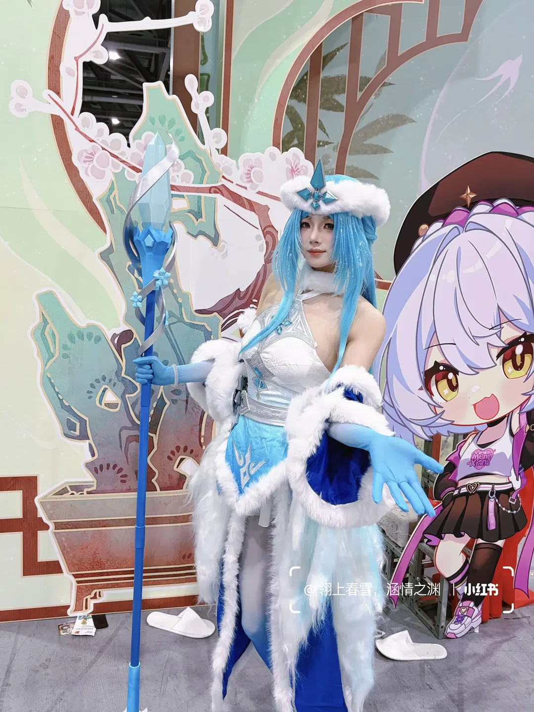 【王昭君cos】王者荣耀本命英雄的冰雪降临 - 第 18 张
