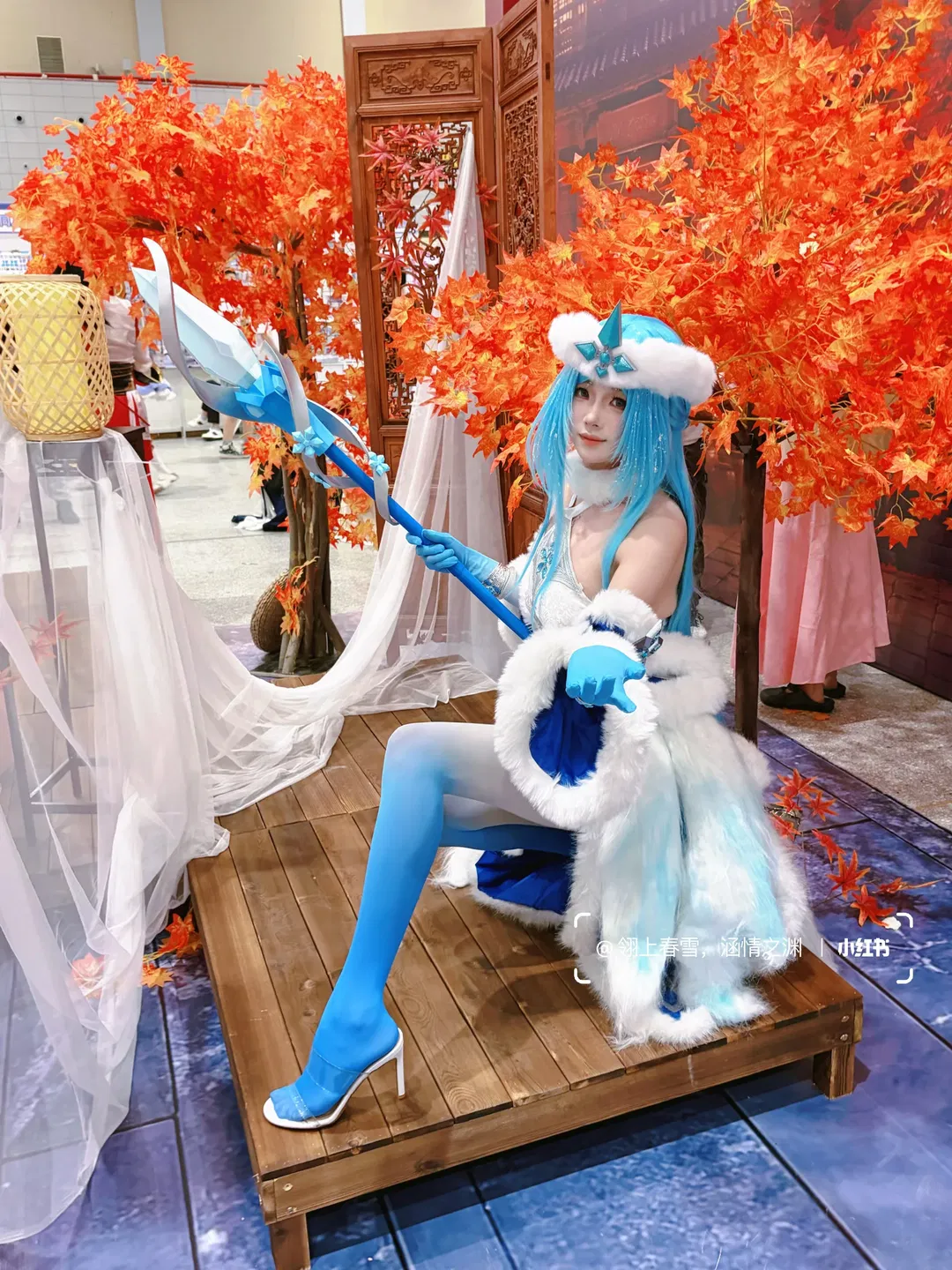 【王昭君cos】王者荣耀本命英雄的冰雪降临 - 第 2 张