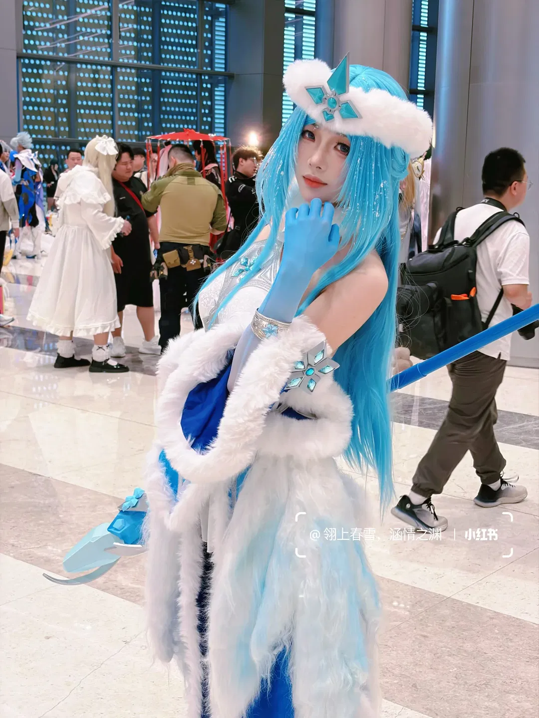 【王昭君cos】王者荣耀本命英雄的冰雪降临 - 第 7 张
