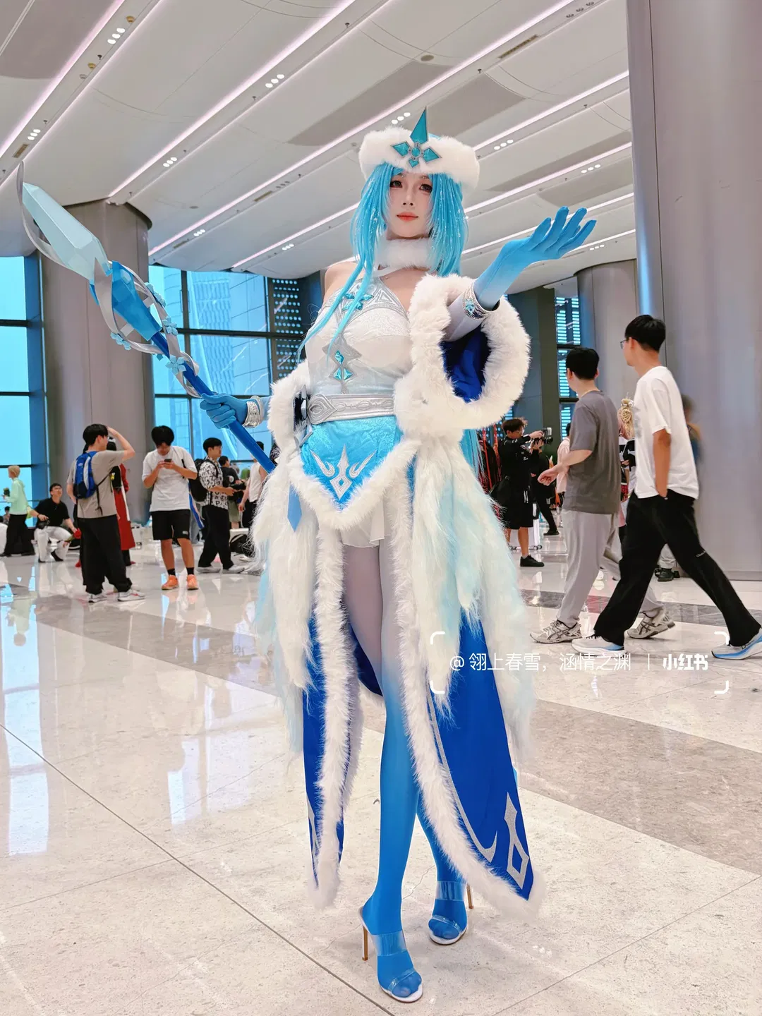 【王昭君cos】王者荣耀本命英雄的冰雪降临 - 第 8 张