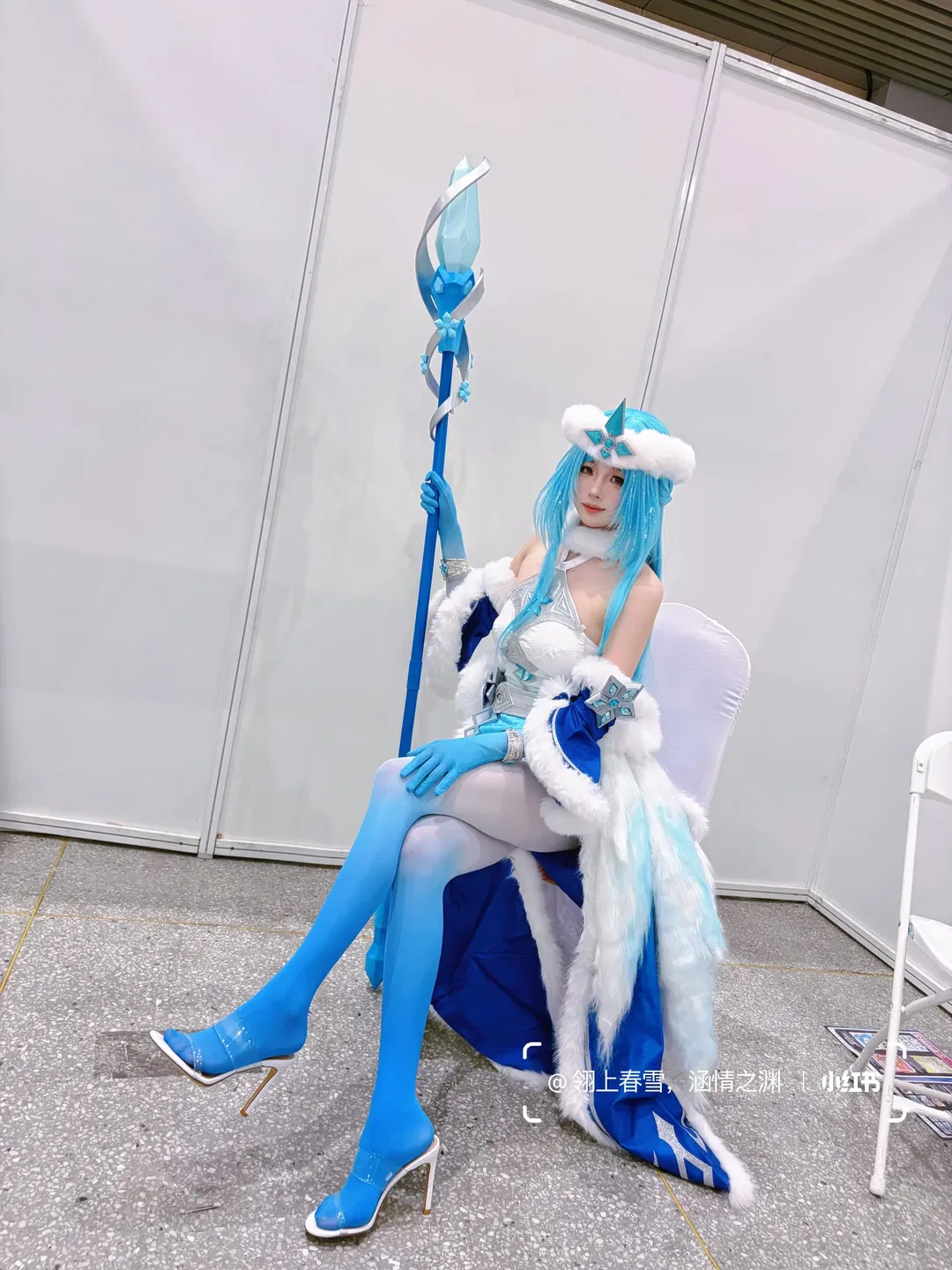 【王昭君cos】王者荣耀本命英雄的冰雪降临 - 第 9 张