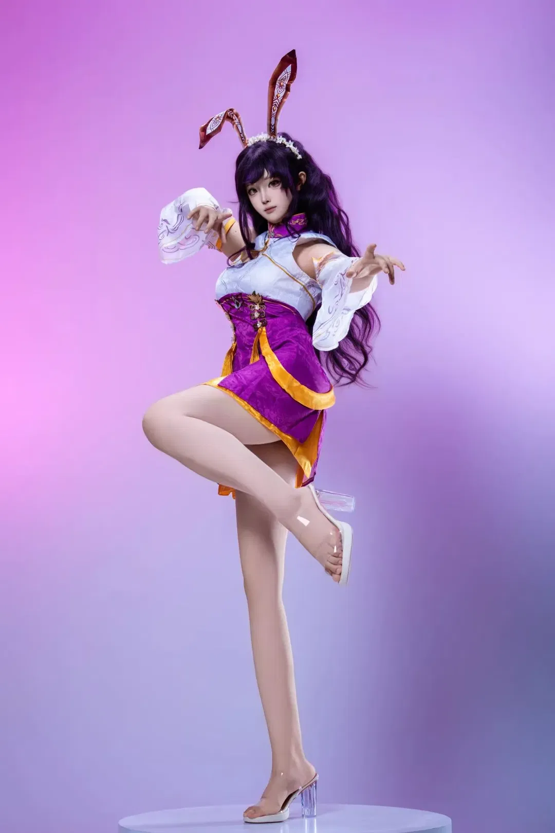 江楠楠cos 斗羅大陸2絕世唐門 瘋魔柔兔造型展示 - 第 1 張