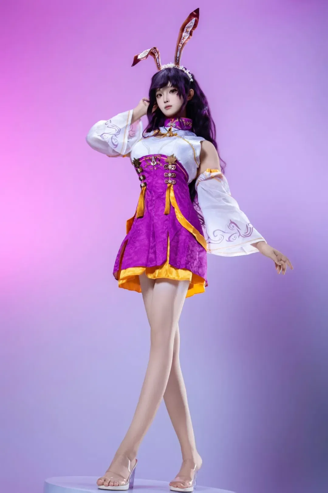 江楠楠cos 斗羅大陸2絕世唐門 瘋魔柔兔造型展示 - 第 2 張