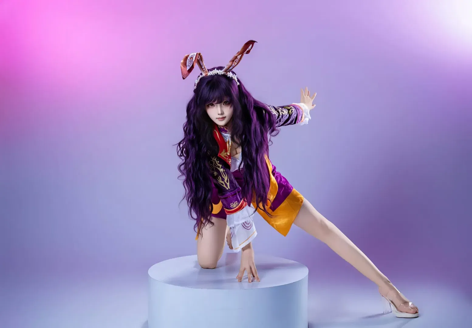 江楠楠cos 斗羅大陸2絕世唐門 瘋魔柔兔造型展示 - 第 4 張