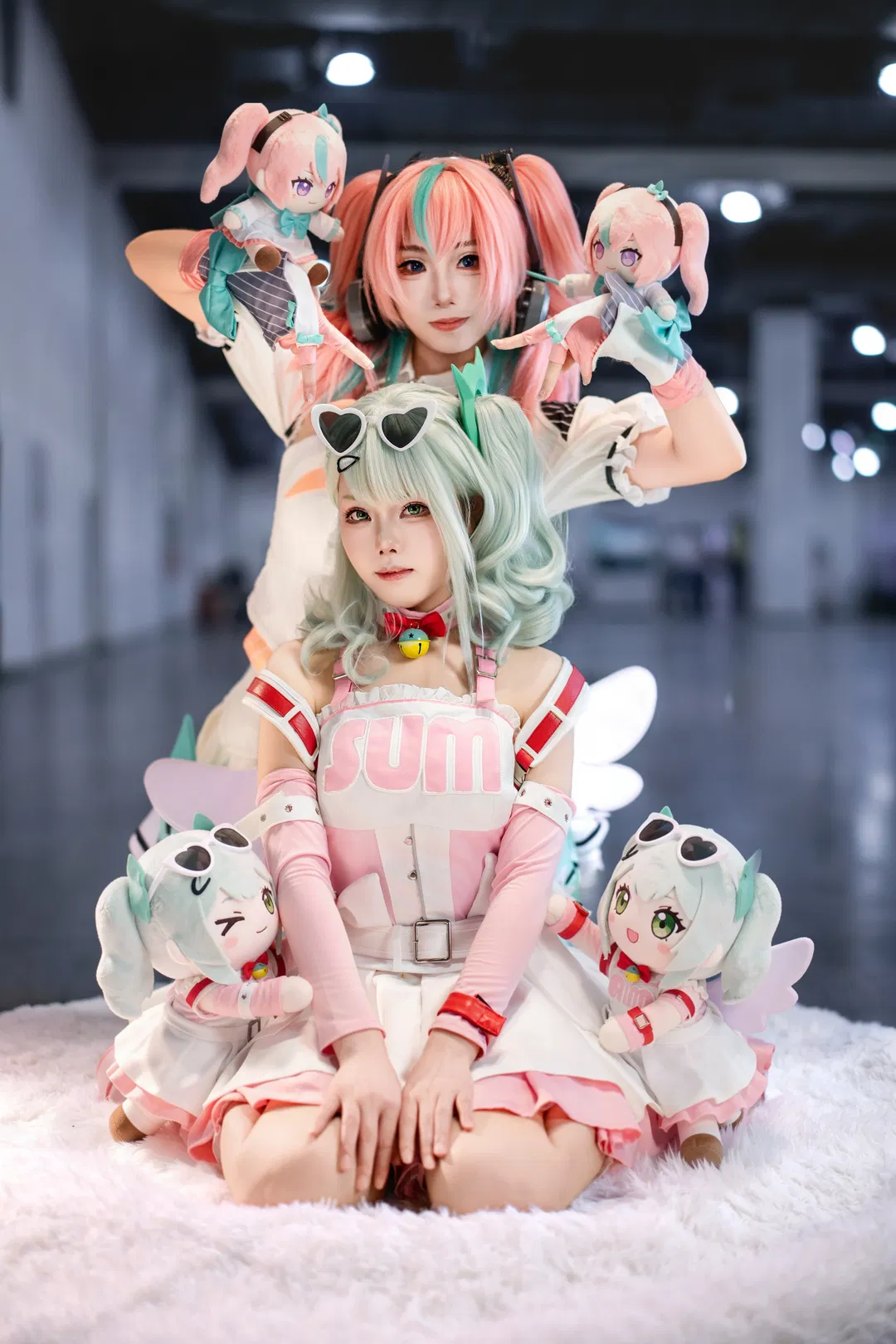 【绝区零 爱芮/千夏cos】妄想天使的漫展双人正片 - 第 1 张