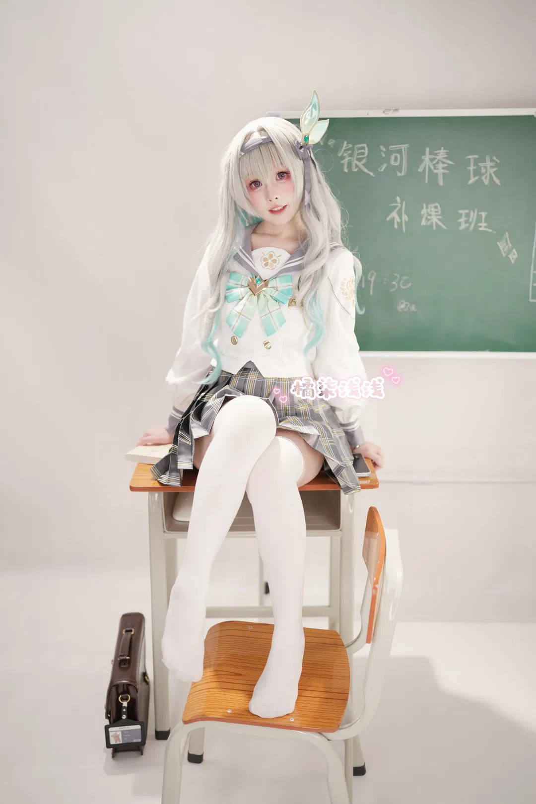 [Firefly cosplay] Honkai: Star Rail Cram School Uniform & White Stockings Chronicle - Image 2