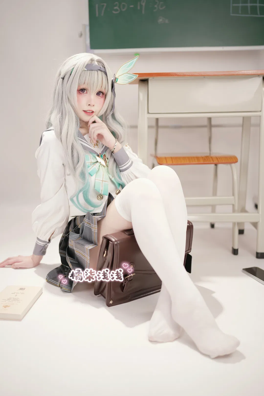 [Firefly cosplay] Honkai: Star Rail Cram School Uniform & White Stockings Chronicle - Image 3