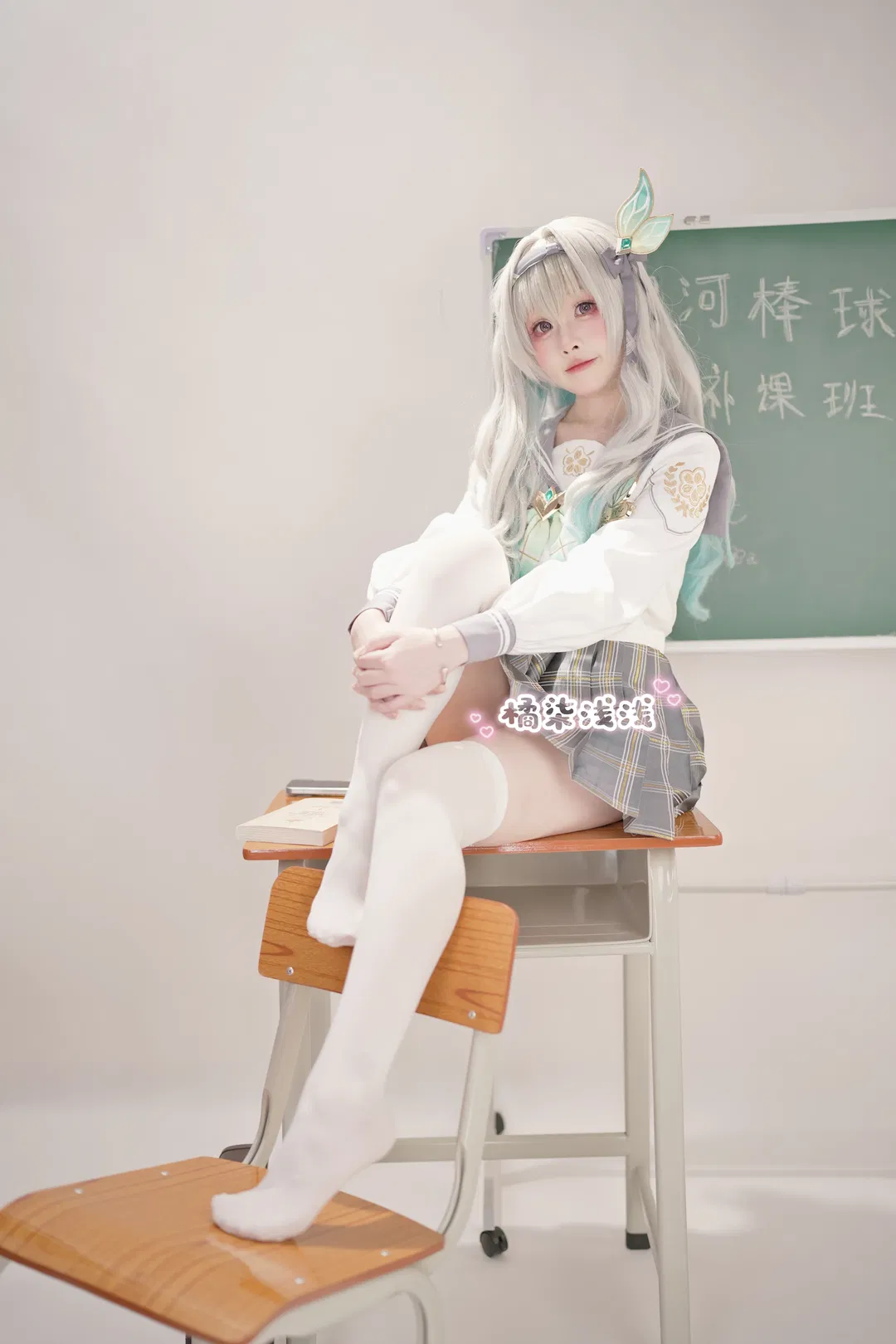 [Firefly cosplay] Honkai: Star Rail Cram School Uniform & White Stockings Chronicle - Image 4