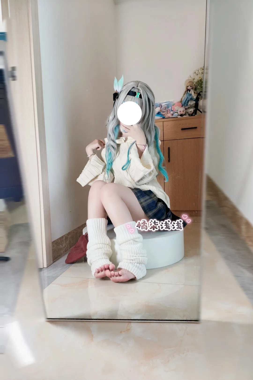 【流萤cos】出门前的准备，换上日常感穿搭也很可爱 - 第 3 张