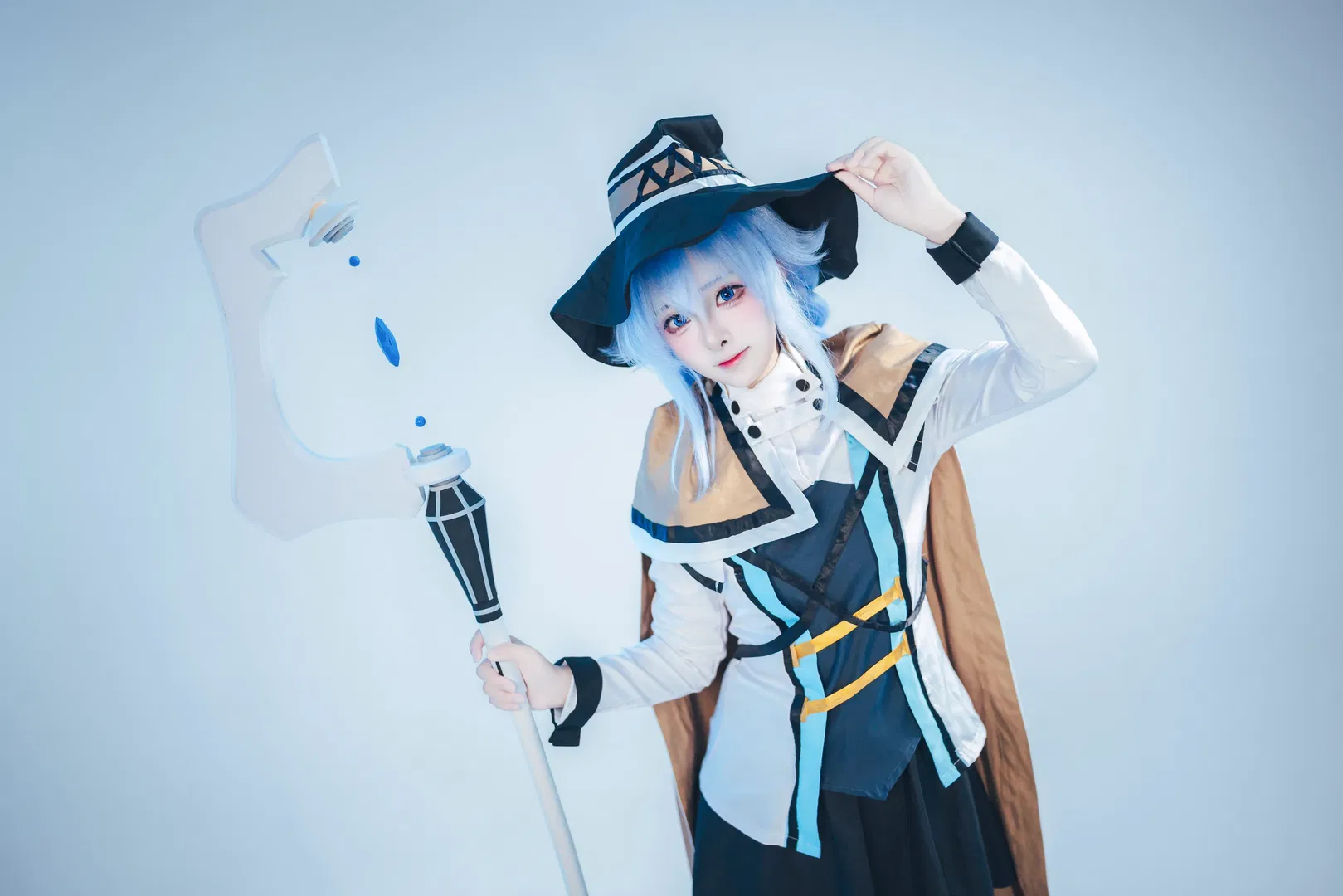 【洛琪希cos】无职转生蓝妈妈的魔法正片 - 第 9 张