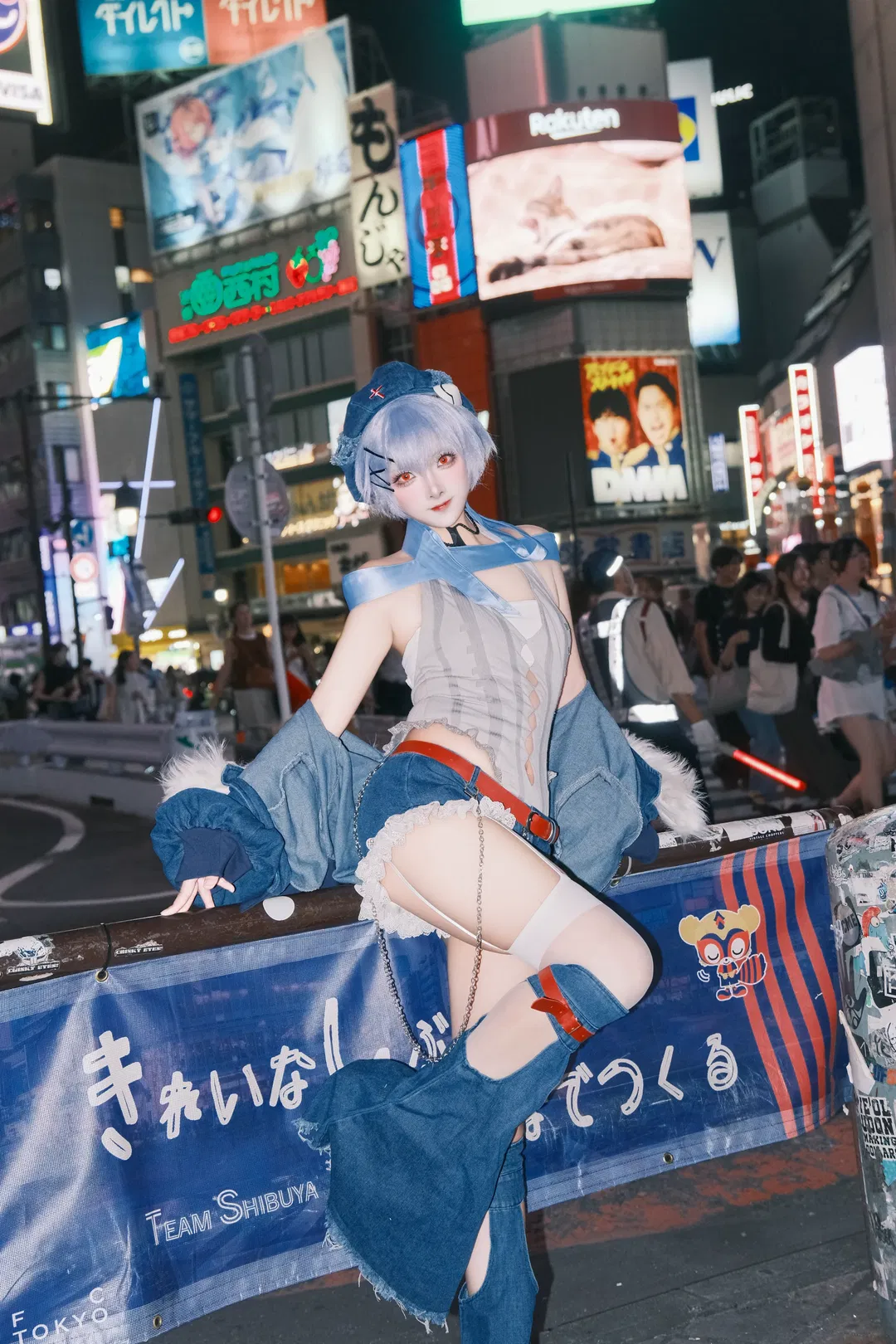 【绫波丽cos】新世纪福音战士涩谷街头夜景记录 - 第 1 张