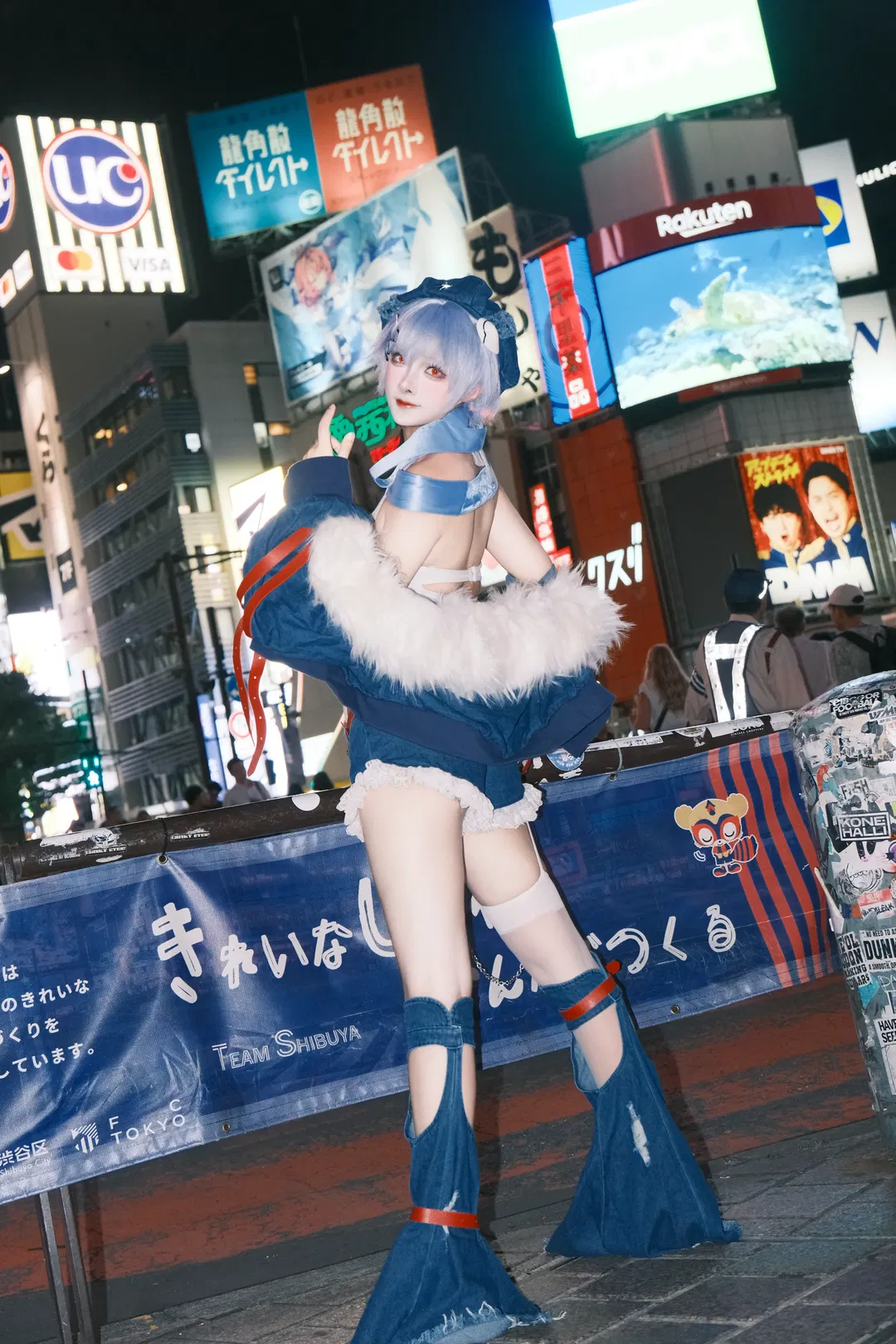 【绫波丽cos】新世纪福音战士涩谷街头夜景记录 - 第 2 张