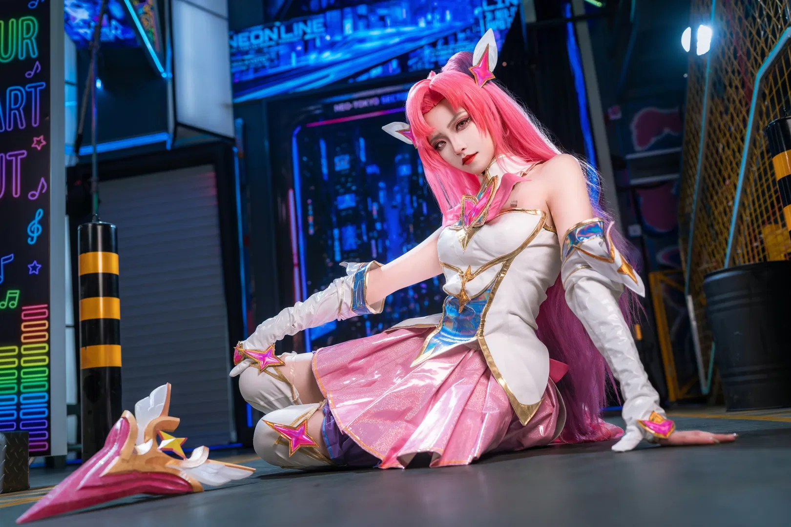 【卡莎cos】英雄联盟星之守护者第一弹，赛博朋克风棚拍记录 - 第 4 张