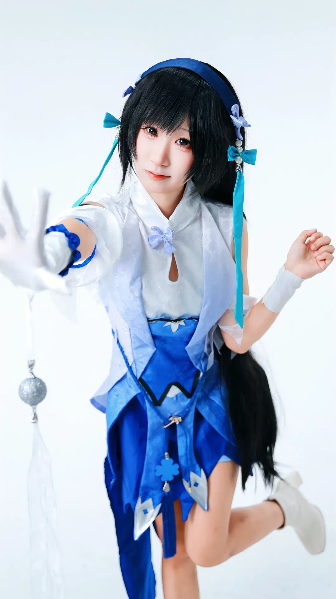 【西施cos】王者榮耀少女心白棚拍攝，展現靈動細節 - 第 2 張