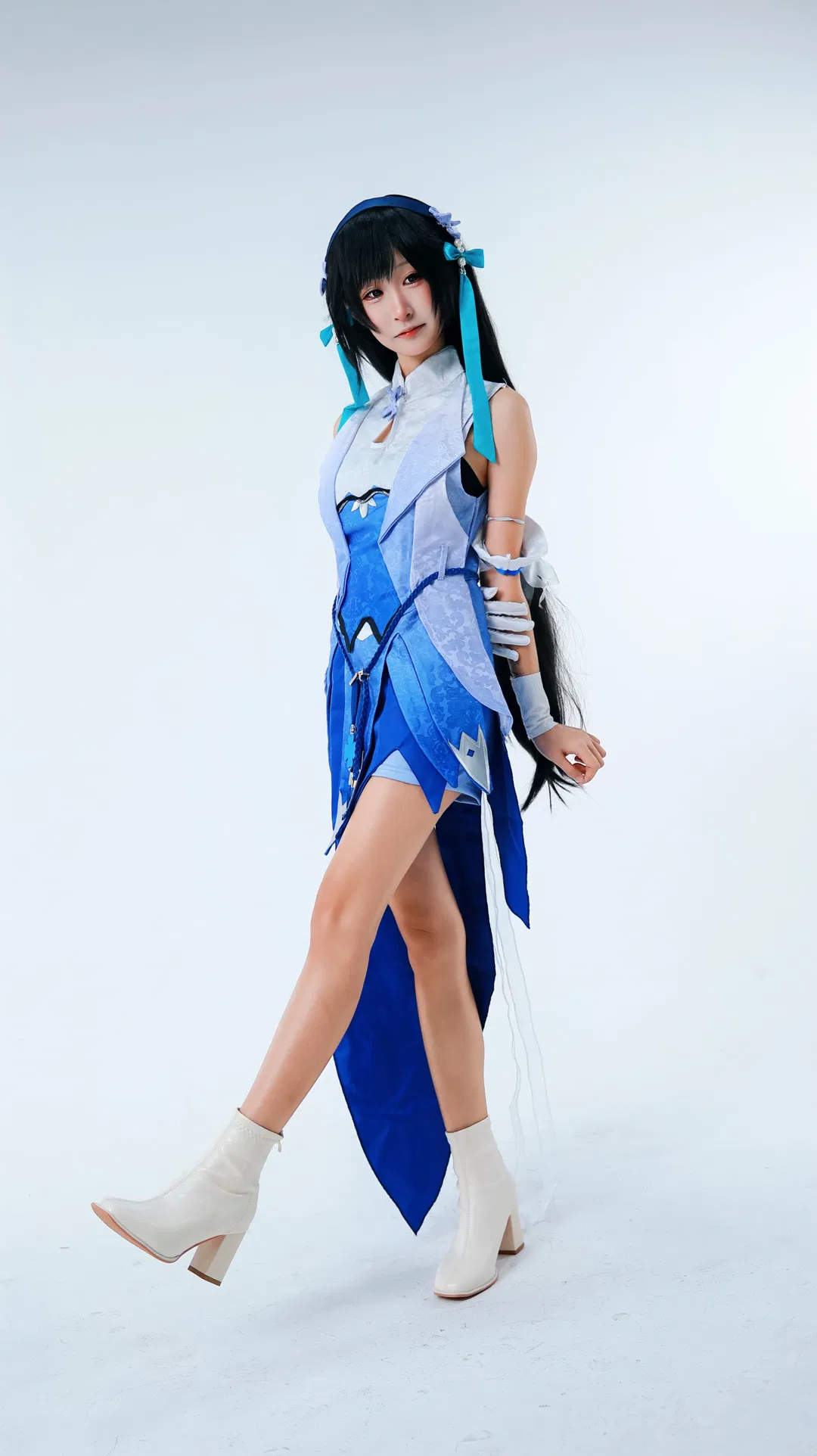 【西施cos】王者榮耀少女心白棚拍攝，展現靈動細節 - 第 3 張
