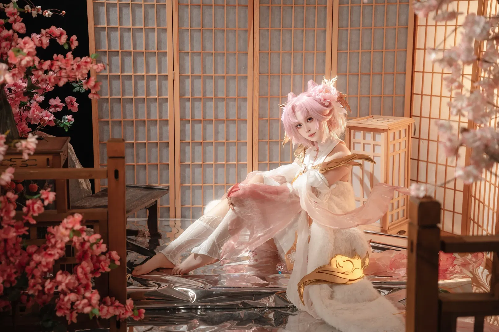 【嫦娥拒霜思cos】王者榮耀裡的國風幻想寫真 - 第 2 張