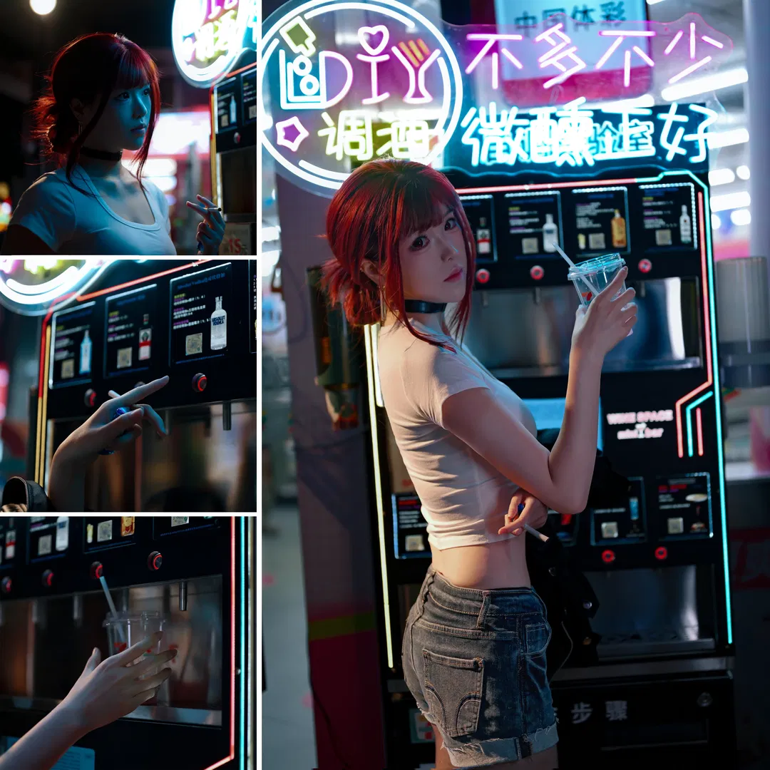 【山田cos】霓虹夜市微醺的調酒時光 - 第 1 張