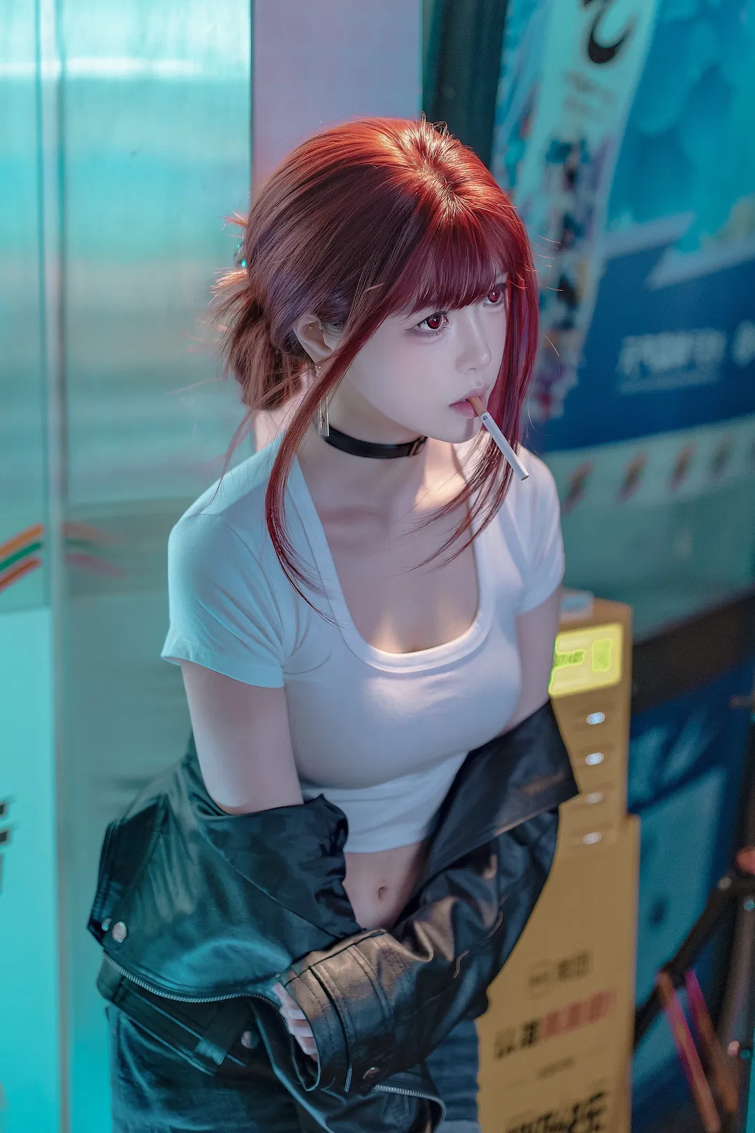 【山田小姐cos】超市後門霓虹下的街頭氛圍感 - 第 1 張