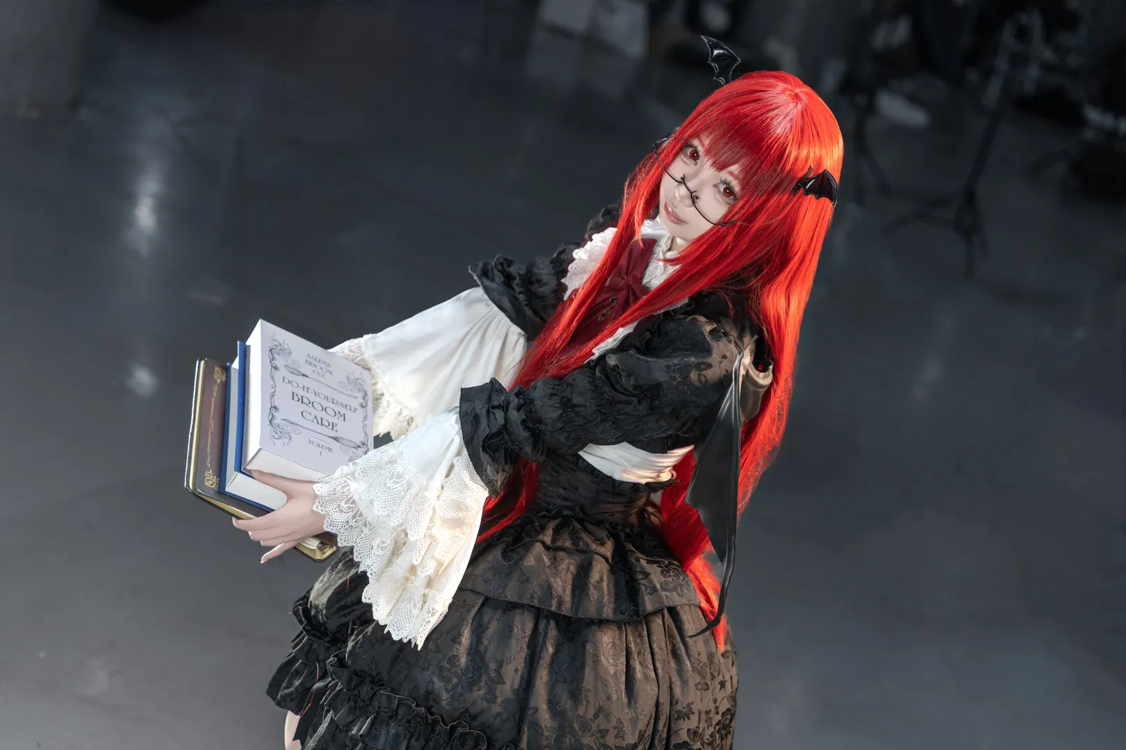 【小恶魔cos】东方Project里的红发小恶魔登场 - 第 1 张