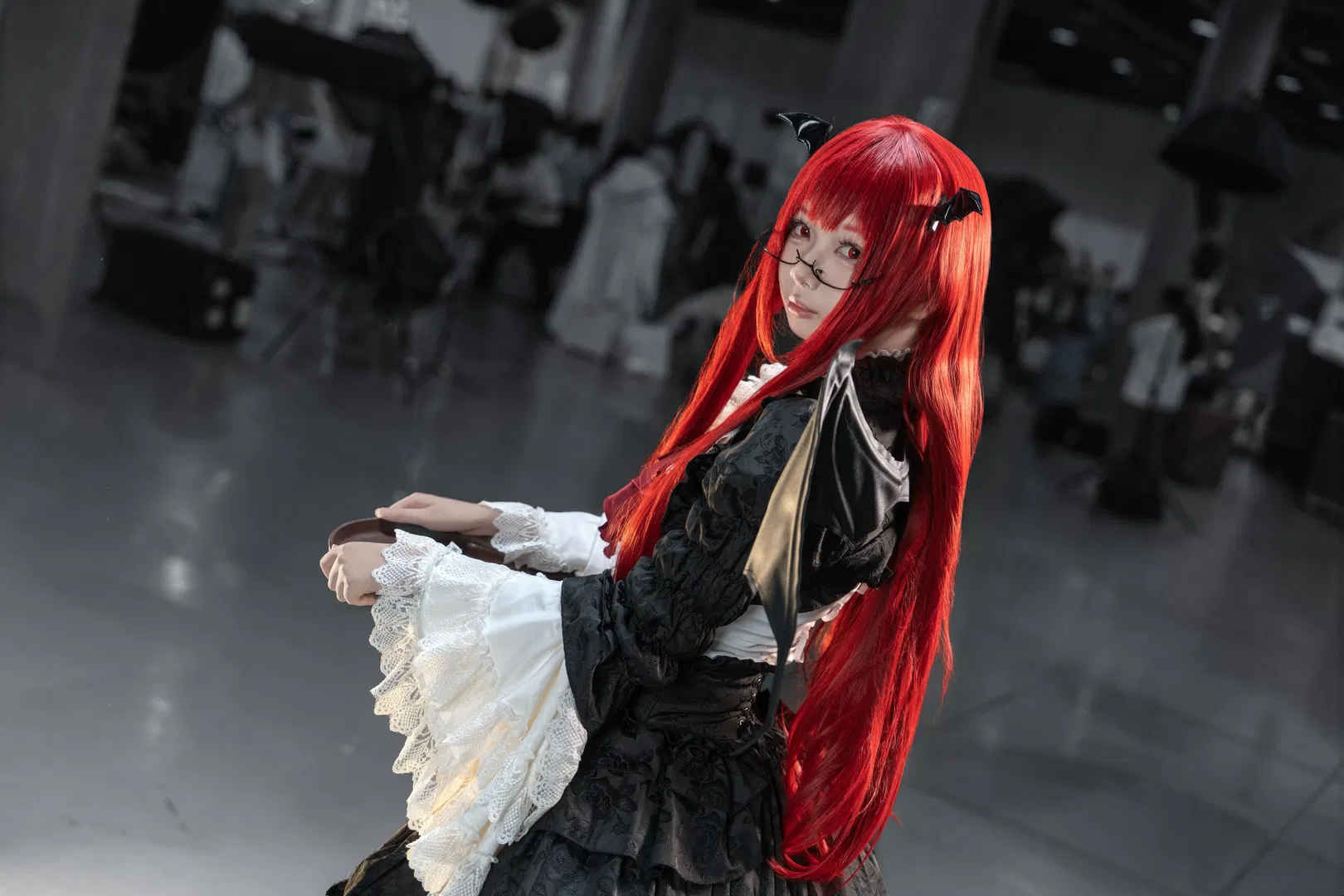 【小恶魔cos】东方Project里的红发小恶魔登场 - 第 3 张