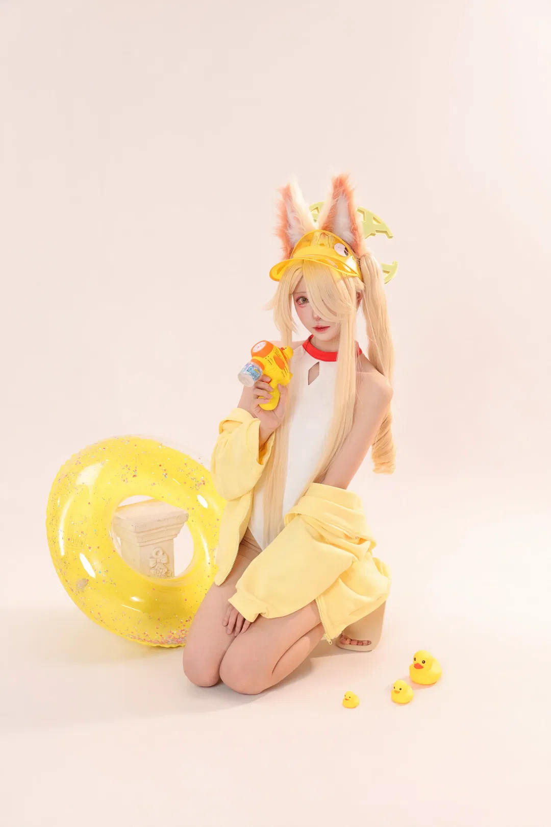 【聖婭cos】蔚藍檔案的夏日泳裝，夏天結束前的小尾巴 - 第 2 張