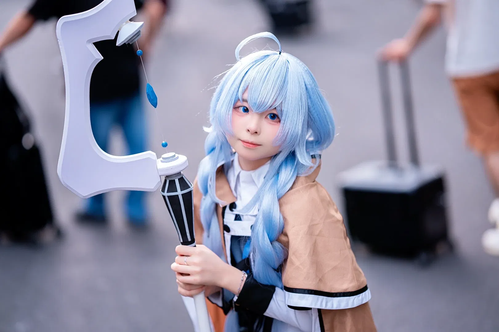 【洛琪希cos】无职转生里的蓝发魔法师，今天也在认真营业 - 第 2 张
