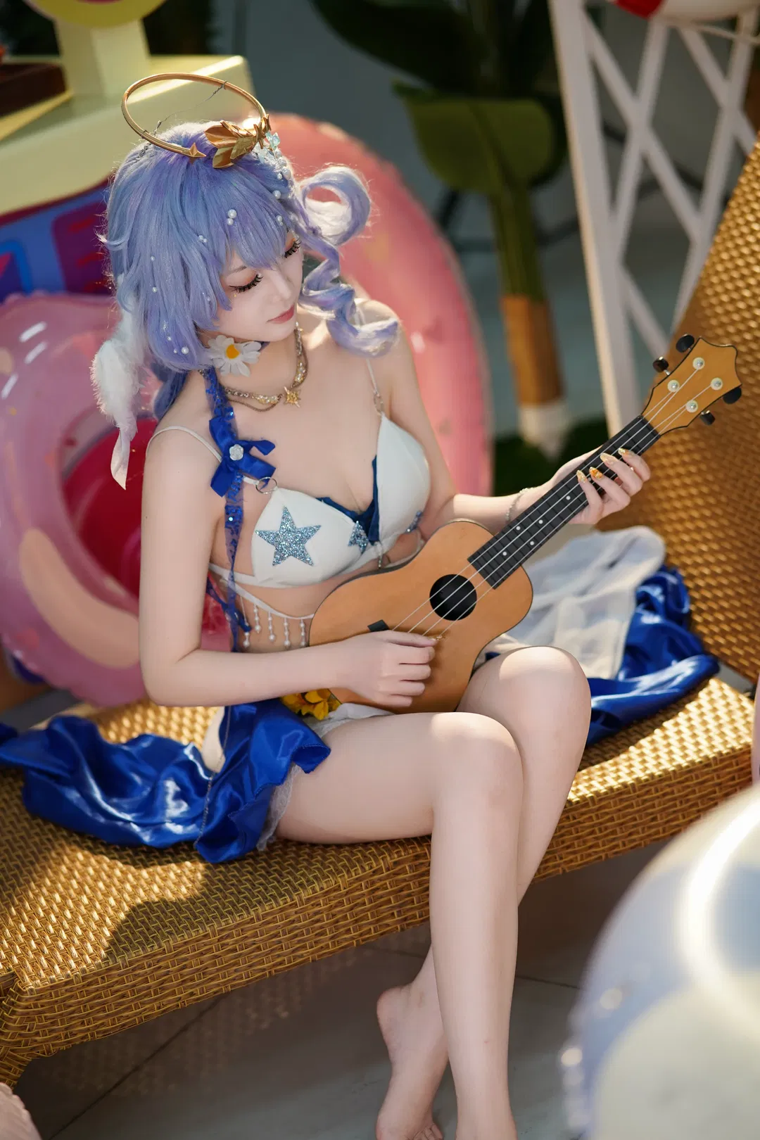 【知更鳥cos】崩壞星穹鐵道晴歌的夏日海灘彈奏 - 第 2 張
