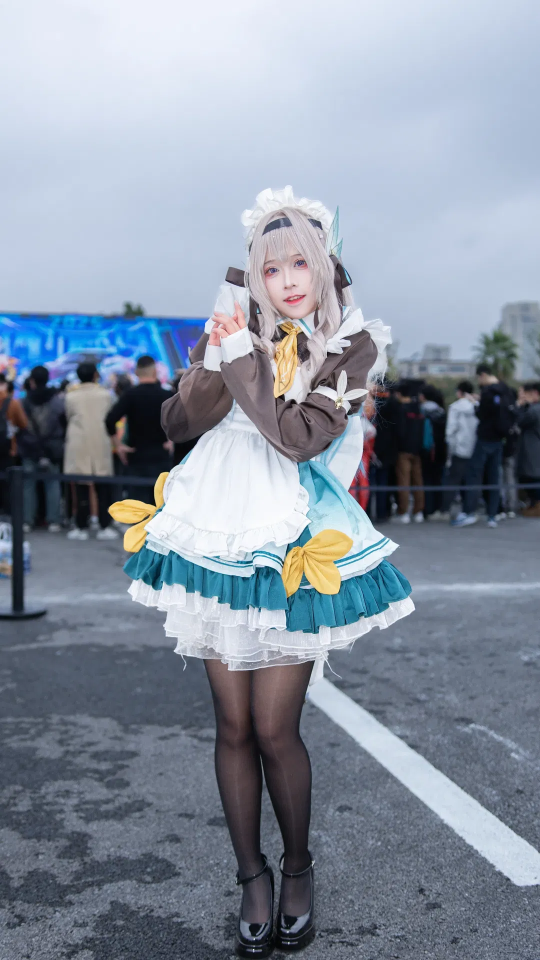 【流萤cos】崩坏星穹铁道同人女仆装，点燃星海 - 第 2 张