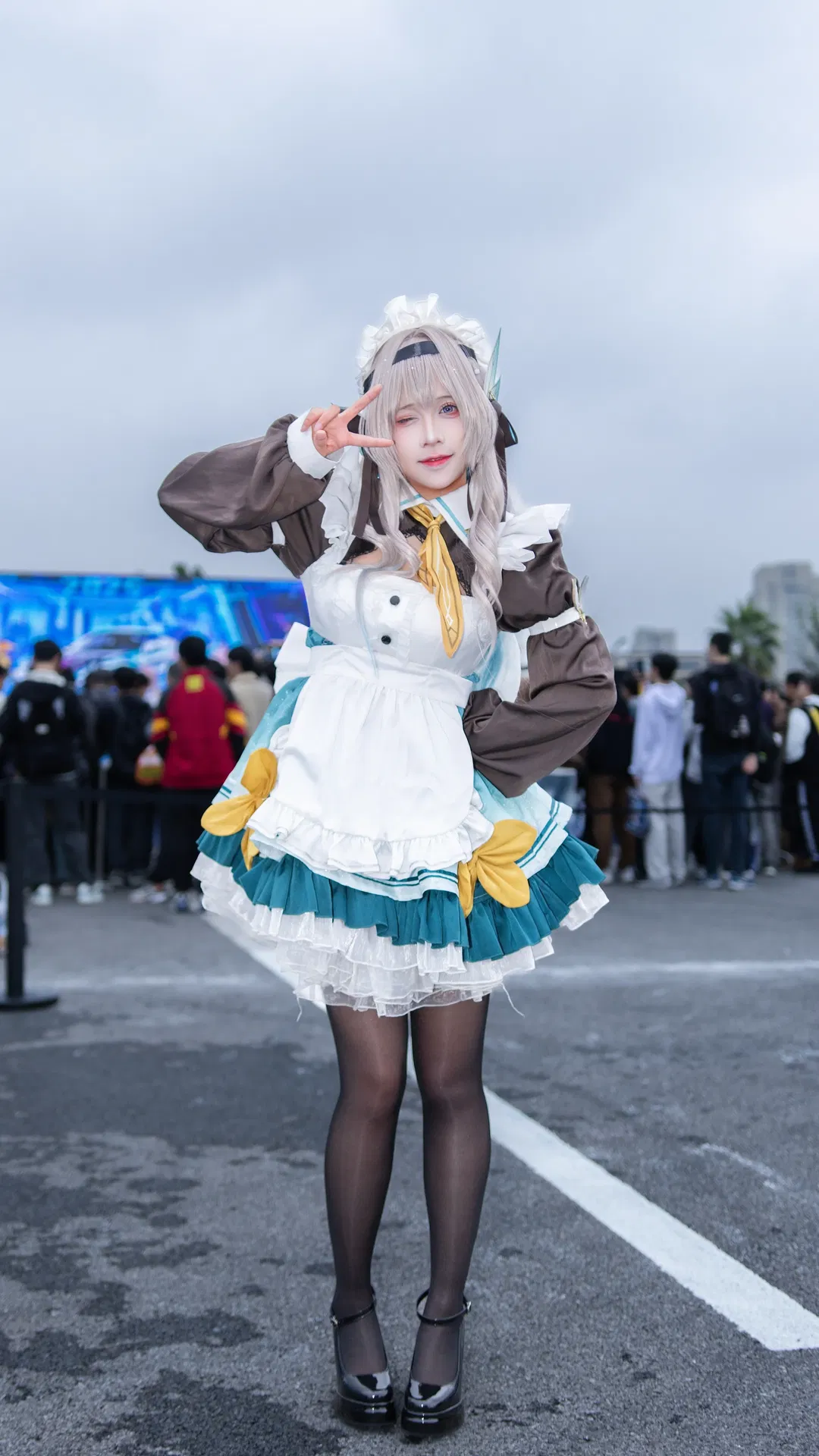 【流萤cos】崩坏星穹铁道同人女仆装，点燃星海 - 第 3 张