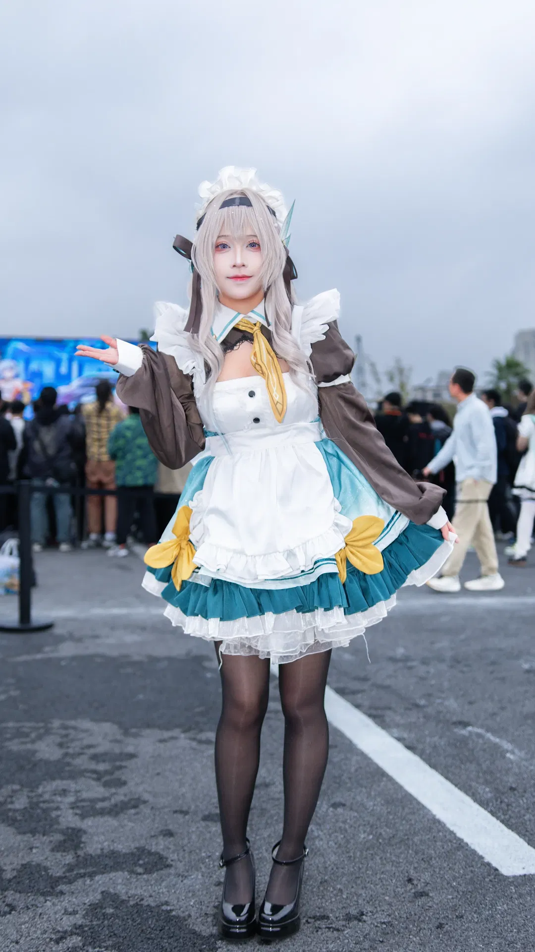 【流萤cos】崩坏星穹铁道同人女仆装，点燃星海 - 第 4 张