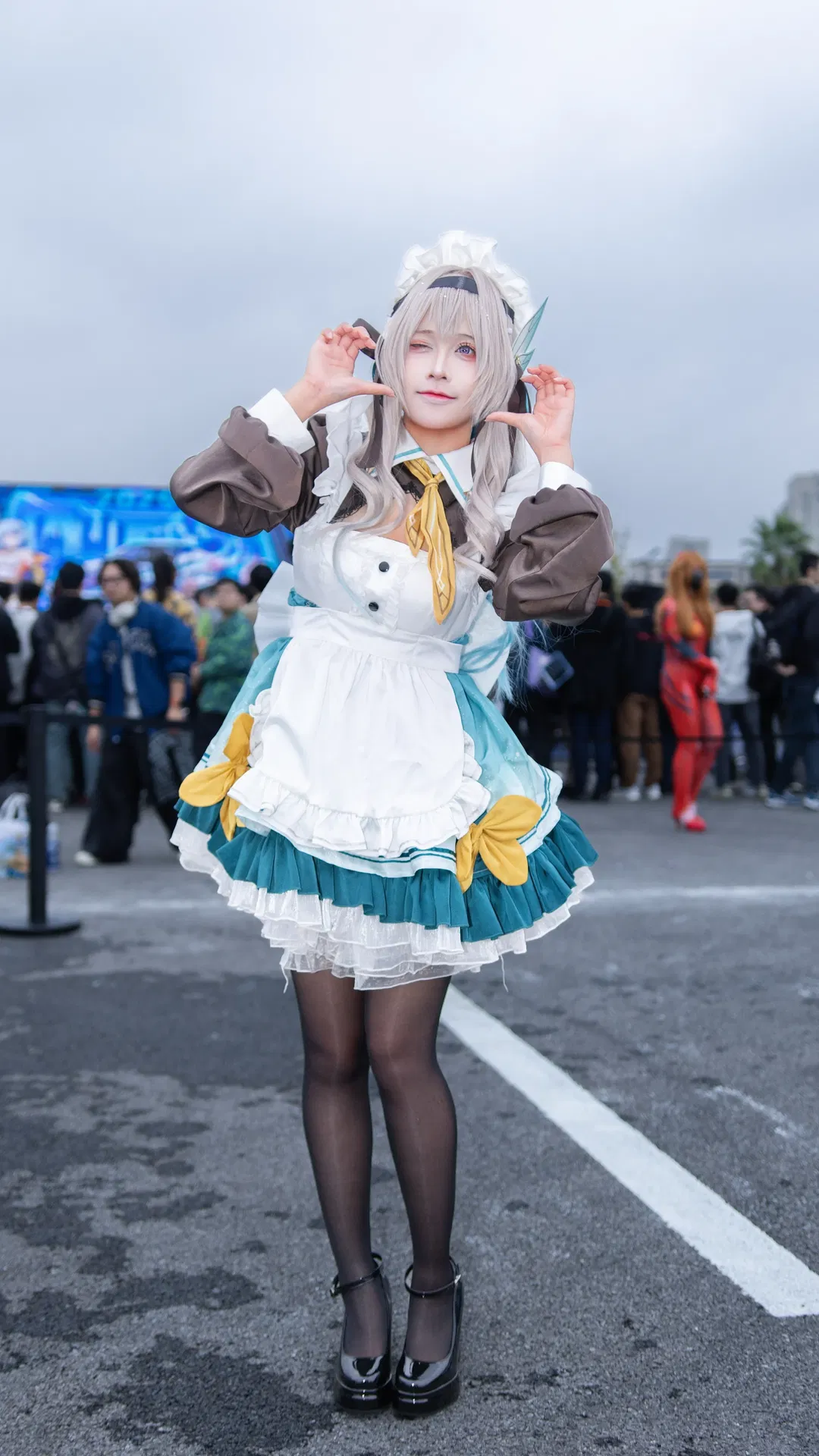 【流萤cos】崩坏星穹铁道同人女仆装，点燃星海 - 第 7 张