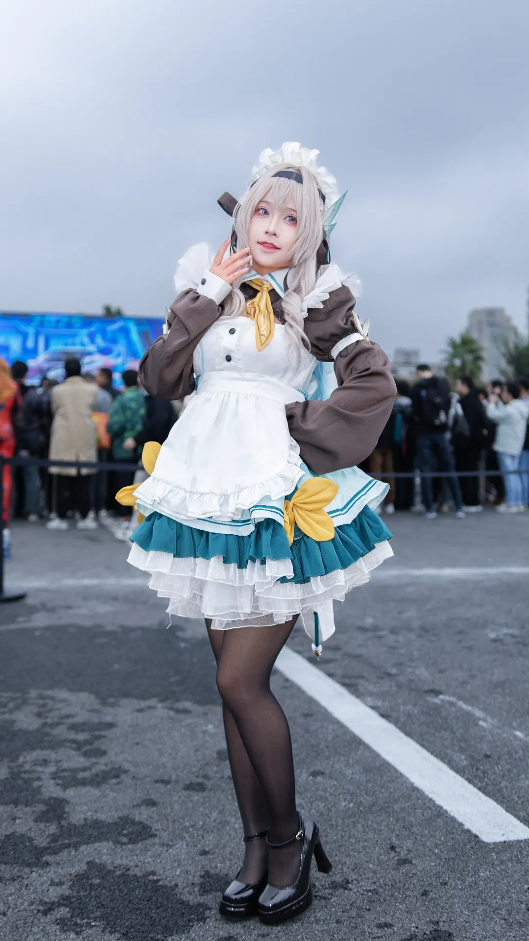 【流萤cos】崩坏星穹铁道同人女仆装，点燃星海 - 第 8 张