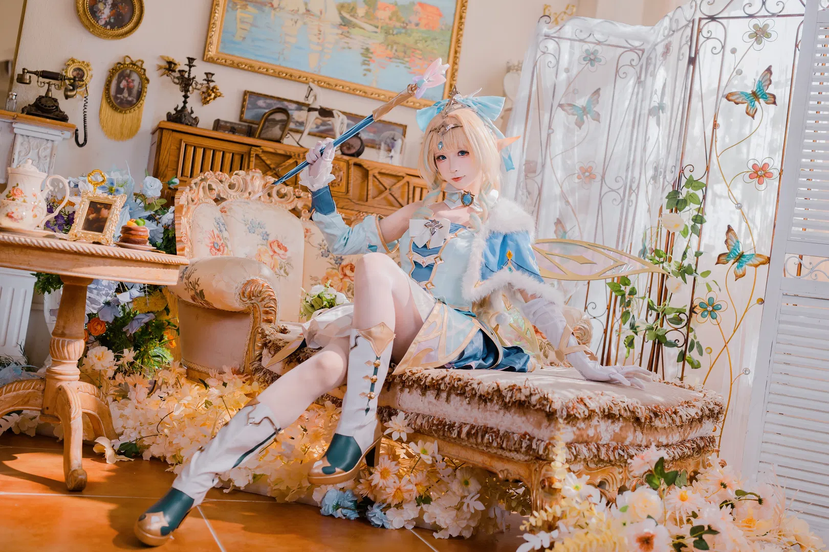 【薇斯納cos】原神至冬的風仙子，還原清冷夢幻的冰雪造型 - 第 1 張