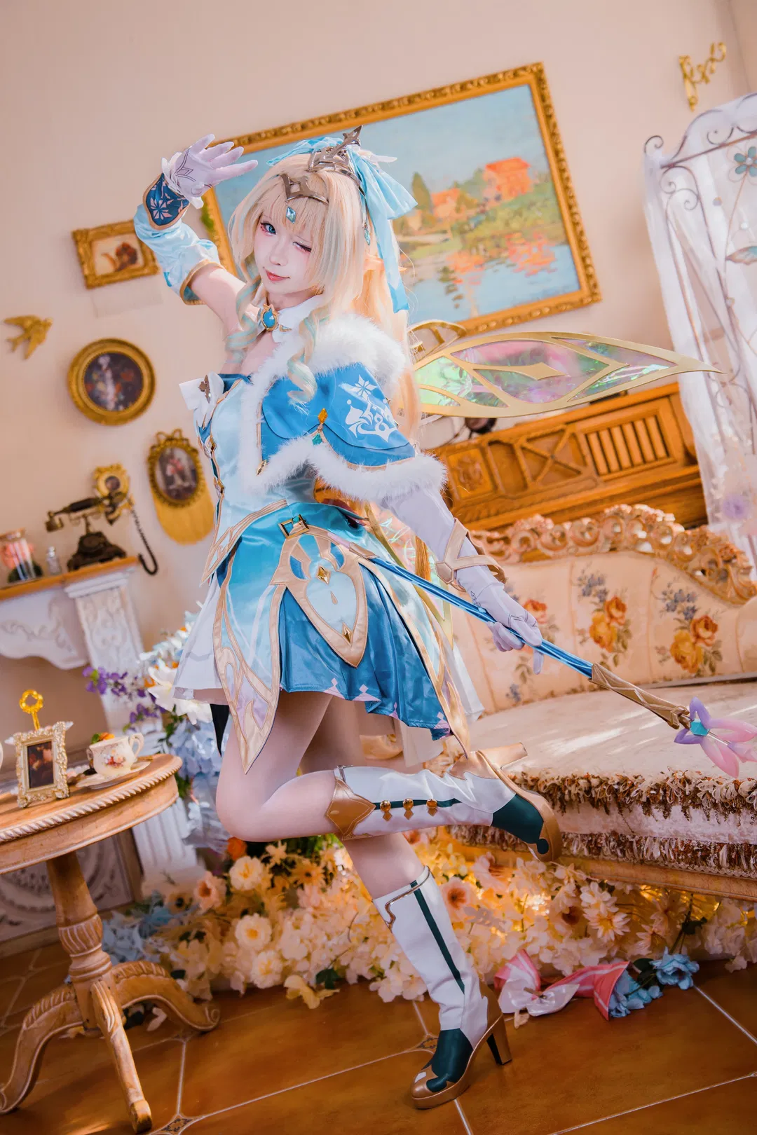 【薇斯納cos】原神至冬的風仙子，還原清冷夢幻的冰雪造型 - 第 2 張
