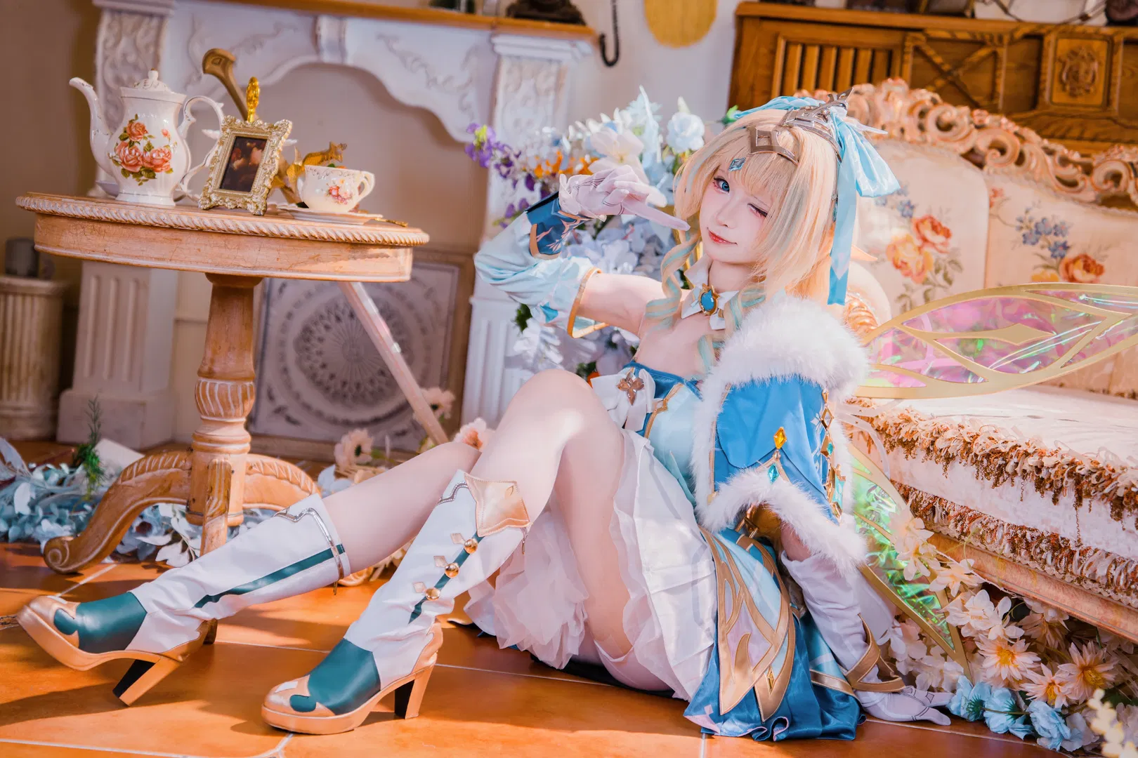 【薇斯納cos】原神至冬的風仙子，還原清冷夢幻的冰雪造型 - 第 3 張