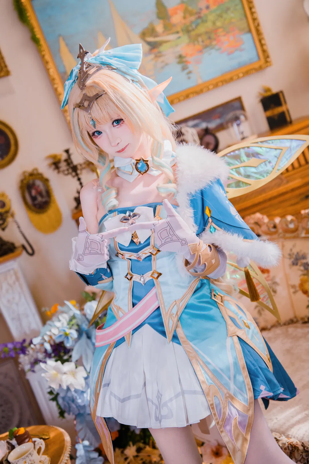 【薇斯納cos】原神至冬的風仙子，還原清冷夢幻的冰雪造型 - 第 5 張
