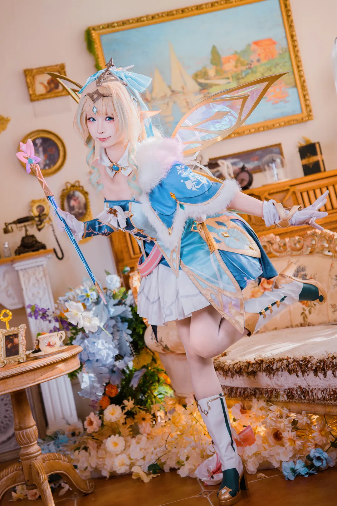 【薇斯納cos】原神至冬的風仙子，還原清冷夢幻的冰雪造型 - 第 6 張