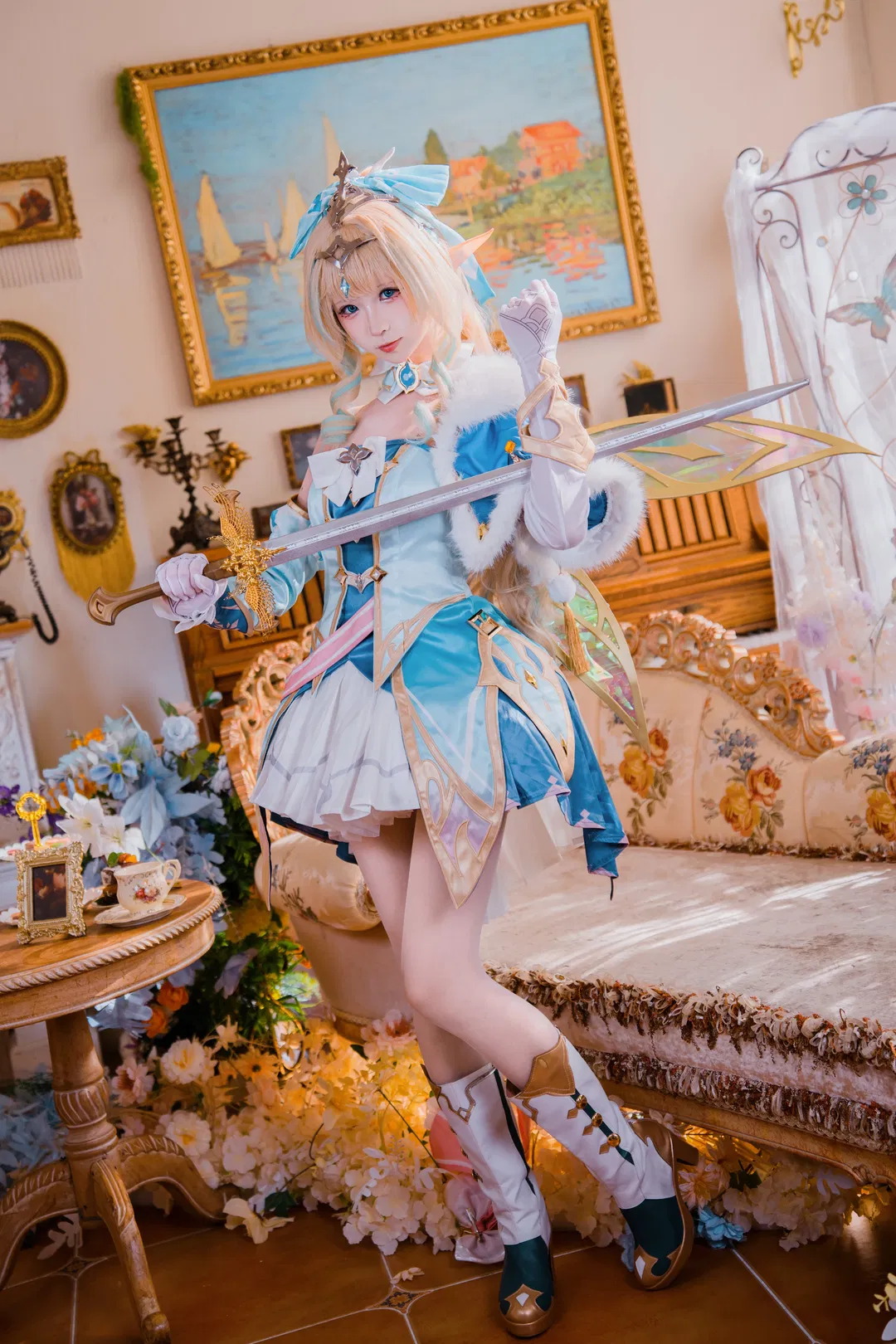 【薇斯納cos】原神至冬的風仙子，還原清冷夢幻的冰雪造型 - 第 7 張