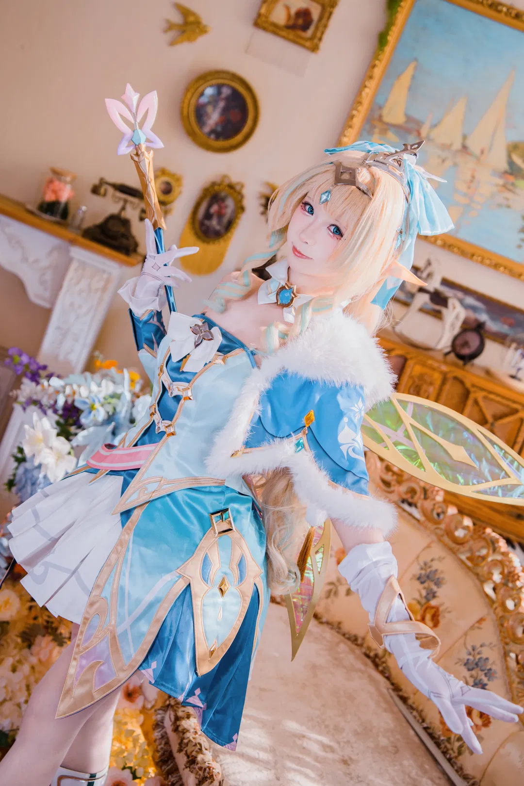 【薇斯納cos】原神至冬的風仙子，還原清冷夢幻的冰雪造型 - 第 8 張