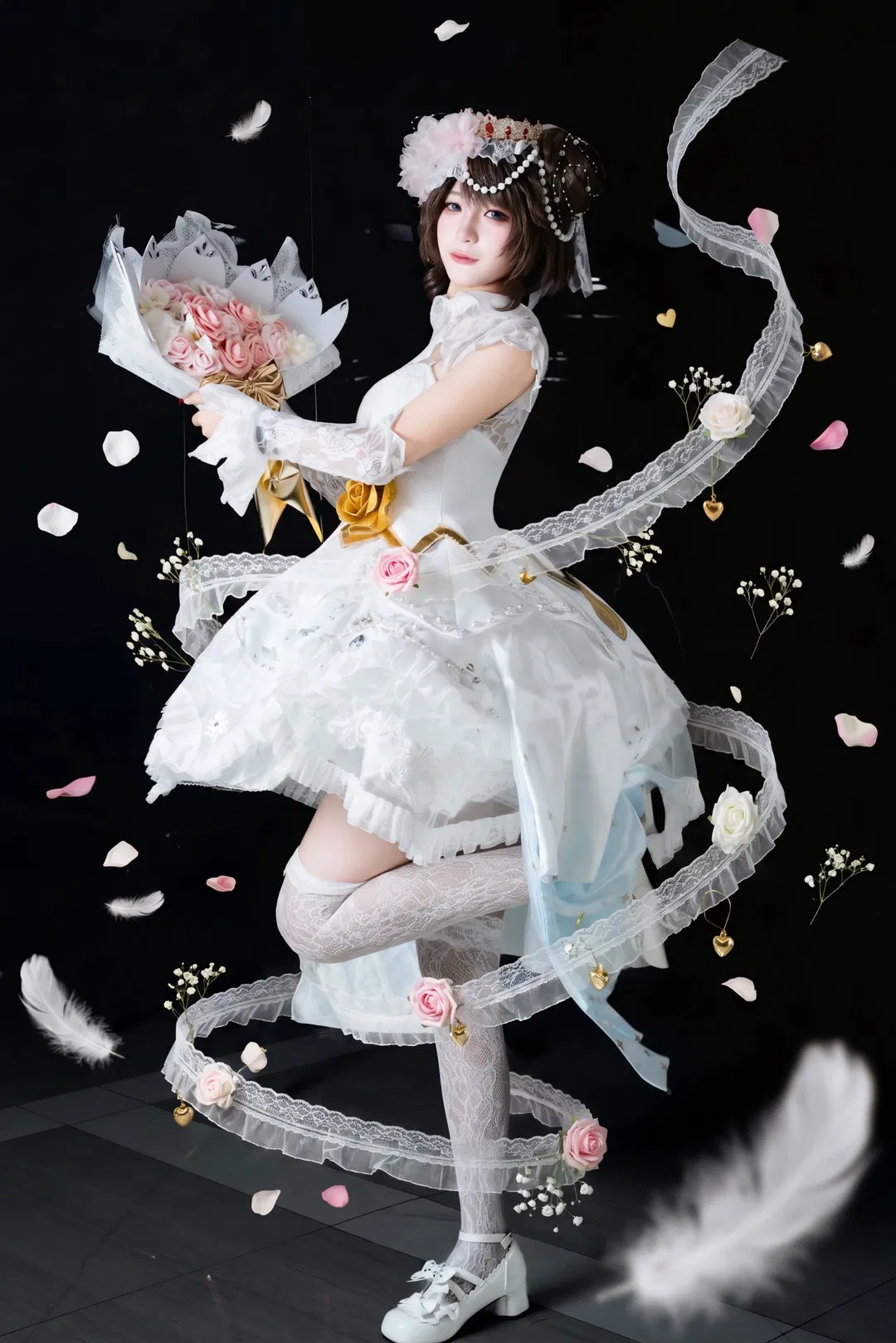 【小乔cos】王者荣耀花嫁小乔，此刻成为最美的新娘 - 第 1 张