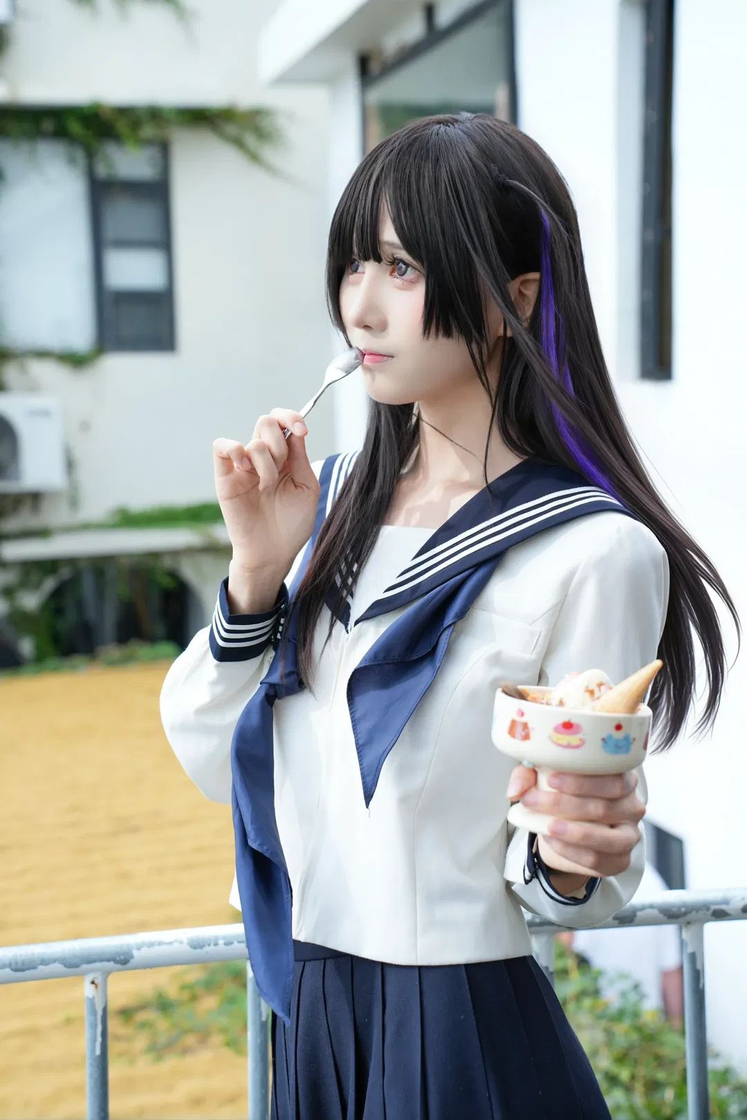 夏日水边清凉JK制服摄影 - 第 3 张