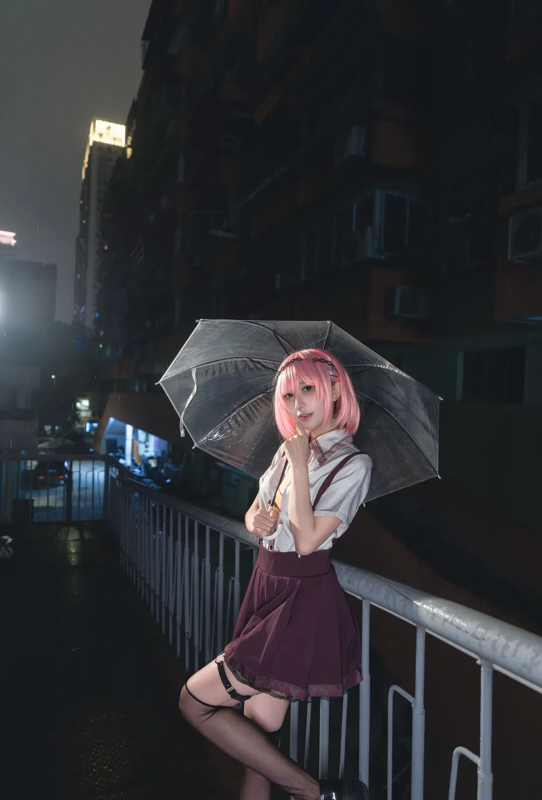 【谷风天音cos】天使纷扰雨夜都市的邂逅 - 第 5 张